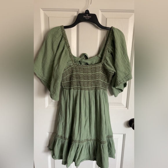 Free People Women's Still Pond Cotton Easy to Love Bubble Mini Dress - Picture 4 of 8